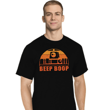 Load image into Gallery viewer, Daily_Deal_Shirts T-Shirts, Tall / Large / Black Vintage Beep Boop
