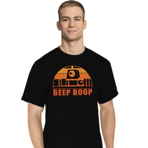 Daily_Deal_Shirts T-Shirts, Tall / Large / Black Vintage Beep Boop