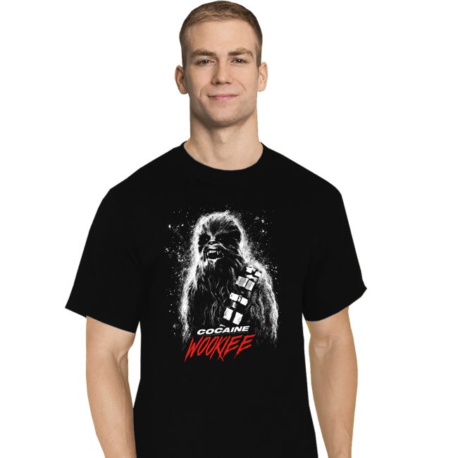 Secret_Shirts T-Shirts, Tall / Large / Black Horror Chewie!