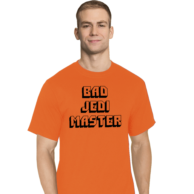 Daily_Deal_Shirts T-Shirts, Tall / Large / Red Bad Jedi Master