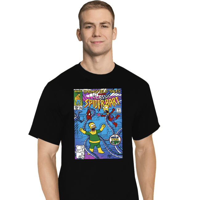 Secret_Shirts T-Shirts, Tall / Large / Black Spider Bart V Dohc Ock