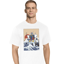 Load image into Gallery viewer, Shirts T-Shirts, Tall / Large / White Gundam Kanagawa
