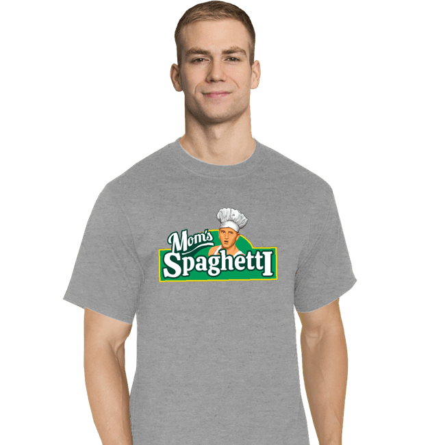 Secret_Shirts T-Shirts, Tall / Large / Sports Grey Mom's Spaghetti