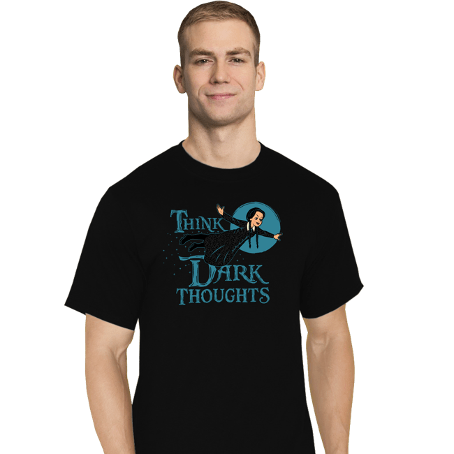Shirts T-Shirts, Tall / Large / Black Think Dark Thoughts