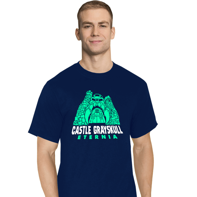 Secret_Shirts T-Shirts, Tall / Large / Navy Grayskull