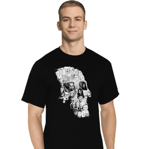 Shirts T-Shirts, Tall / Large / Black Horror Skull
