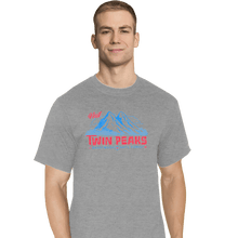 Load image into Gallery viewer, Shirts T-Shirts, Tall / Large / Sports Grey Visit Twin Peaks
