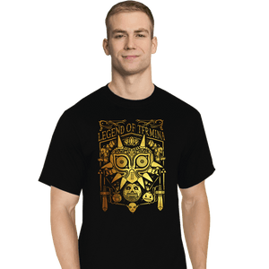 Daily_Deal_Shirts T-Shirts, Tall / Large / Black Legend Of Termina