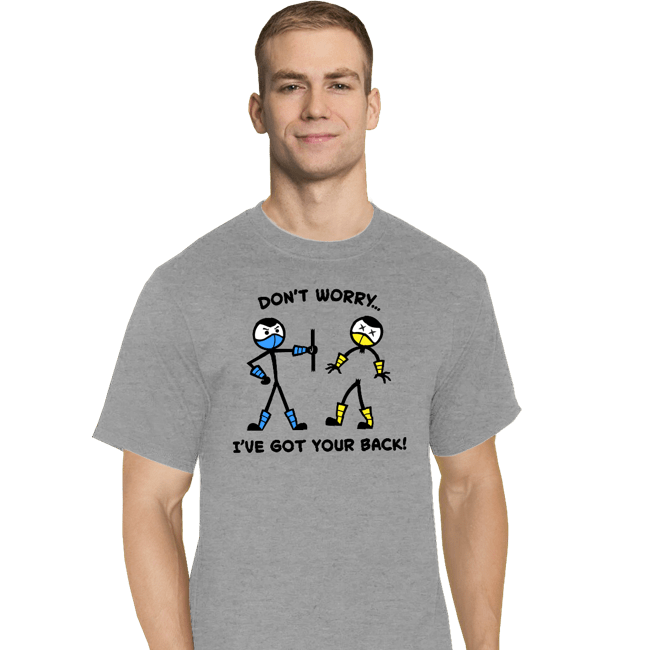 Daily_Deal_Shirts T-Shirts, Tall / Large / Sports Grey Mortal Support