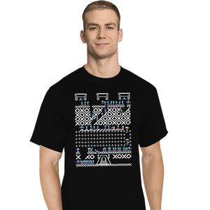 Shirts T-Shirts, Tall / Large / Black Lemmings Christmas