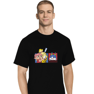 Shirts T-Shirts, Tall / Large / Black Meme Crossing