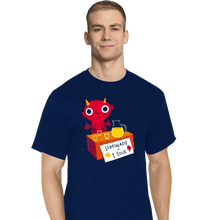 Load image into Gallery viewer, Daily_Deal_Shirts T-Shirts, Tall / Large / Navy Demonade Stand
