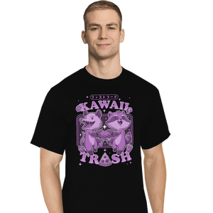 Secret_Shirts T-Shirts, Tall / Large / Black Kawaii Trash