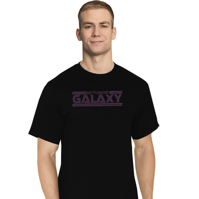 Shirts T-Shirts, Tall / Large / Black Battleship Galaxy