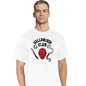 Daily_Deal_Shirts T-Shirts, Tall / Large / White Hellraiser Club