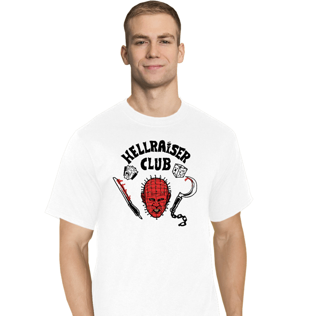 Daily_Deal_Shirts T-Shirts, Tall / Large / White Hellraiser Club