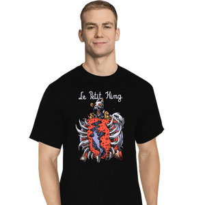 Secret_Shirts T-Shirts, Tall / Large / Black Le Petit Owl King