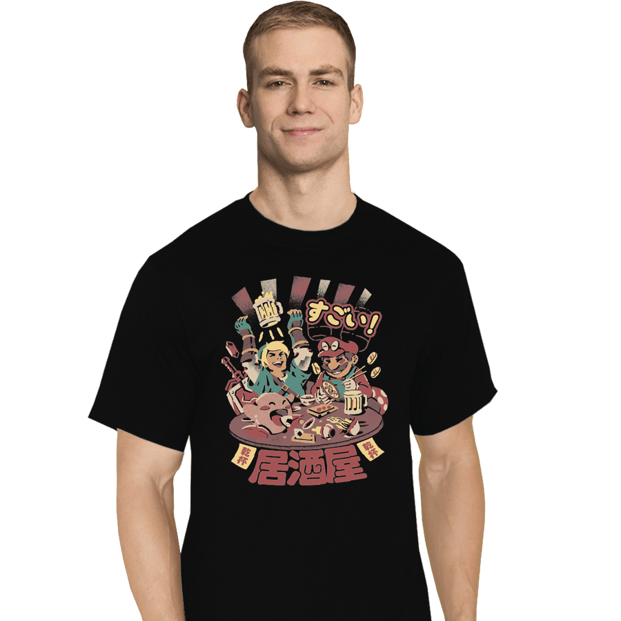 Shirts T-Shirts, Tall / Large / Black Heroes Izakaya