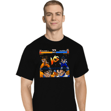 Load image into Gallery viewer, Shirts T-Shirts, Tall / Large / Black Goku VS Vegeta
