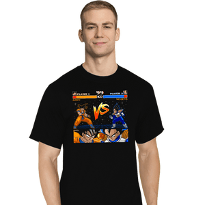 Shirts T-Shirts, Tall / Large / Black Goku VS Vegeta