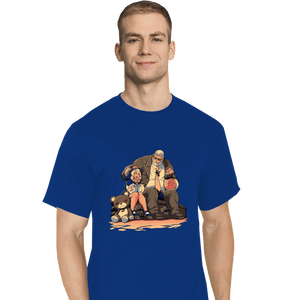 Daily_Deal_Shirts T-Shirts, Tall / Large / Royal Blue Family Lunch