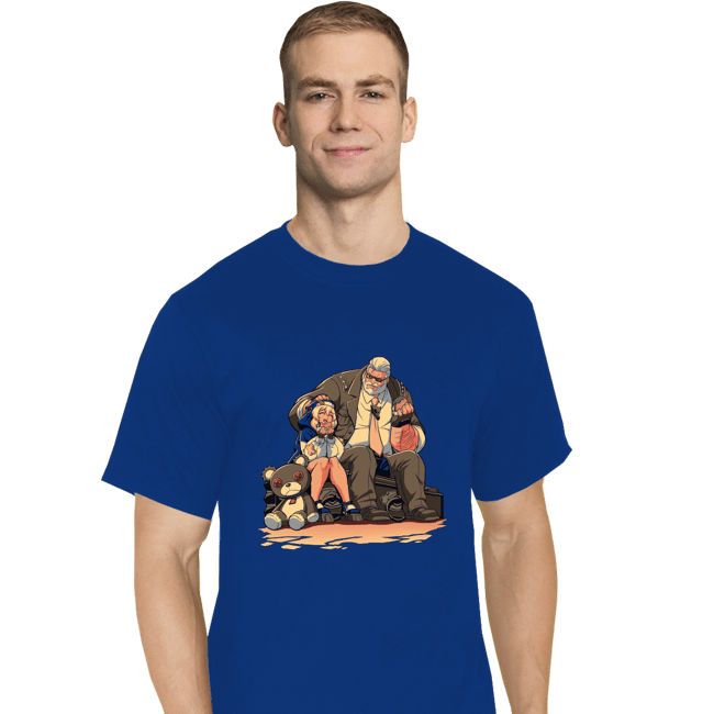Daily_Deal_Shirts T-Shirts, Tall / Large / Royal Blue Family Lunch