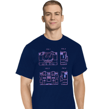 Load image into Gallery viewer, Daily_Deal_Shirts T-Shirts, Tall / Large / Navy Start The Music
