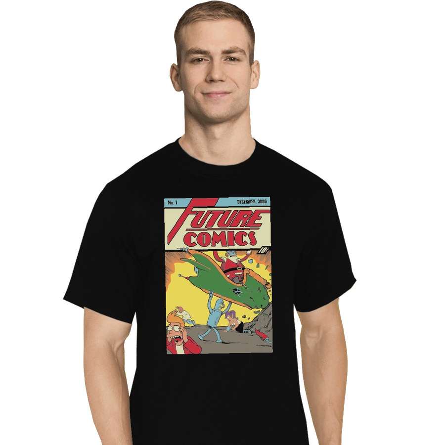 Shirts T-Shirts, Tall / Large / Black Future Comics