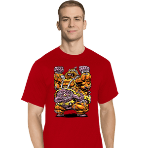 Daily_Deal_Shirts T-Shirts, Tall / Large / Red Mechanical Madman