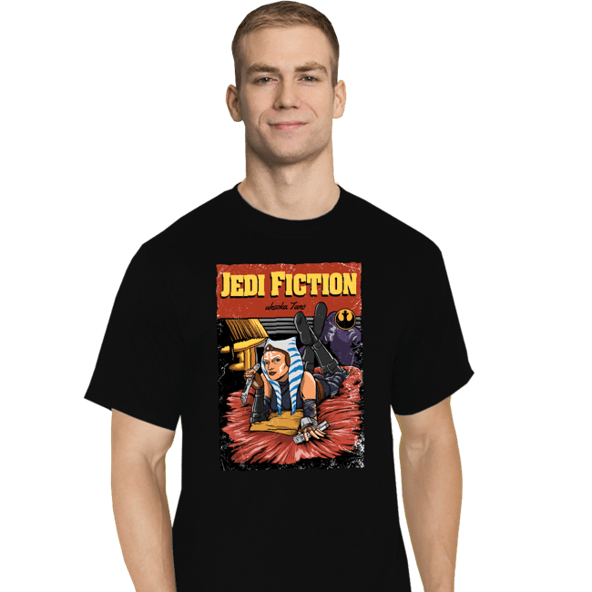 Daily_Deal_Shirts T-Shirts, Tall / Large / Black Jedi Fiction