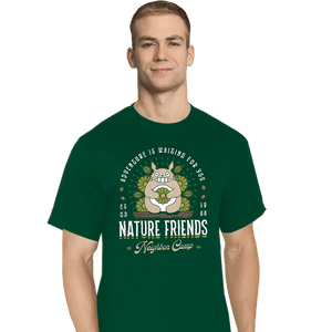 Secret_Shirts T-Shirts, Tall / Large / Charcoal Nature Neighbor Camp