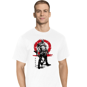 Daily_Deal_Shirts T-Shirts, Tall / Large / White Killer Of Gods Sumi-e