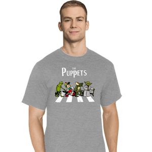 Daily_Deal_Shirts T-Shirts, Tall / Large / Sports Grey The Puppets