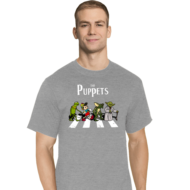 Daily_Deal_Shirts T-Shirts, Tall / Large / Sports Grey The Puppets