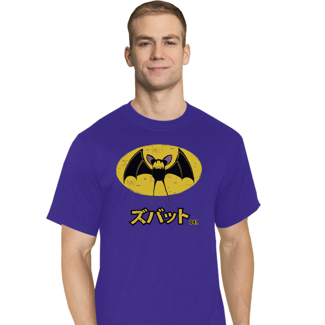 Shirts T-Shirts, Tall / Large / Royal Blue Bat 041