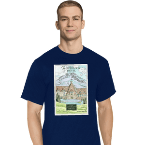 Secret_Shirts T-Shirts, Tall / Large / Navy Stay At The Overlook Hotel