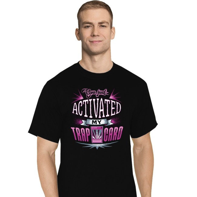 Secret_Shirts T-Shirts, Tall / Large / Black Trap Card