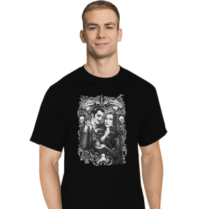 Shirts T-Shirts, Tall / Large / Black Cara Mia - Mon Cher