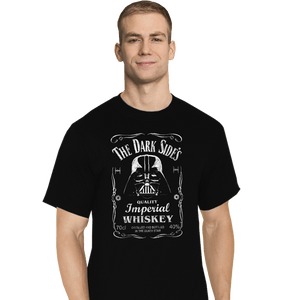 Daily_Deal_Shirts T-Shirts, Tall / Large / Black The Dark Side's Whiskey