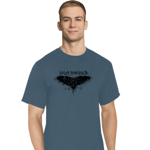 Shirts T-Shirts, Tall / Large / Indigo Blue Valar Morghulis