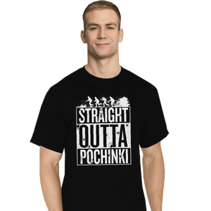 Shirts T-Shirts, Tall / Large / Black Straight Outta Pochinki