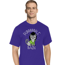 Load image into Gallery viewer, Daily_Deal_Shirts T-Shirts, Tall / Large / Royal Blue Purrrrrple Rain
