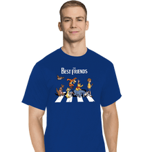 Load image into Gallery viewer, Daily_Deal_Shirts T-Shirts, Tall / Large / Royal Blue The Best Friends Road
