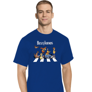 Daily_Deal_Shirts T-Shirts, Tall / Large / Royal Blue The Best Friends Road