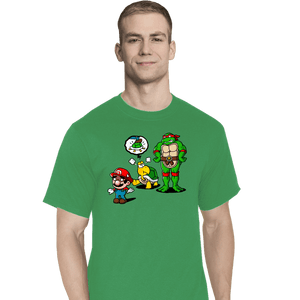 Secret_Shirts T-Shirts, Tall / Large / Sports Grey Turtle Big Bro