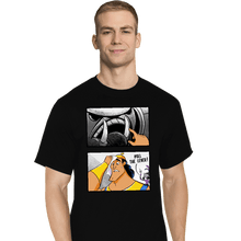 Load image into Gallery viewer, Daily_Deal_Shirts T-Shirts, Tall / Large / Black Pull The Lever
