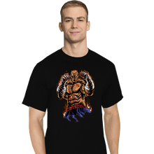 Load image into Gallery viewer, Daily_Deal_Shirts T-Shirts, Tall / Large / Black Sagat Fighter
