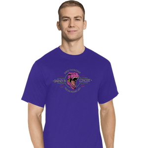 Shirts T-Shirts, Tall / Large / Royal Blue Barney In Concert