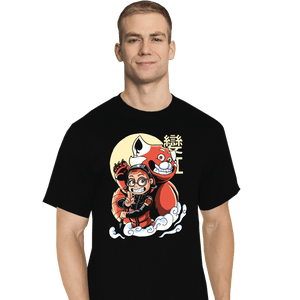 Daily_Deal_Shirts T-Shirts, Tall / Large / Black Ninja Panda
