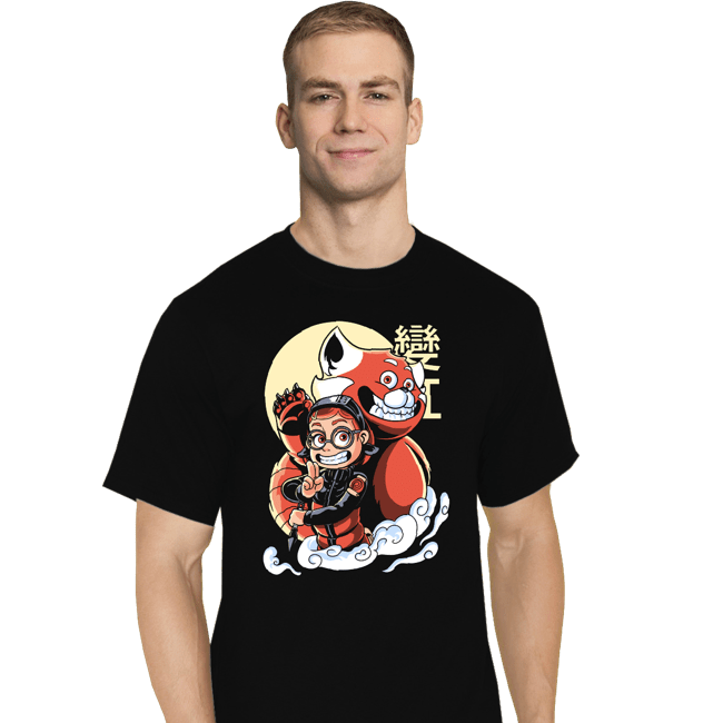 Daily_Deal_Shirts T-Shirts, Tall / Large / Black Ninja Panda